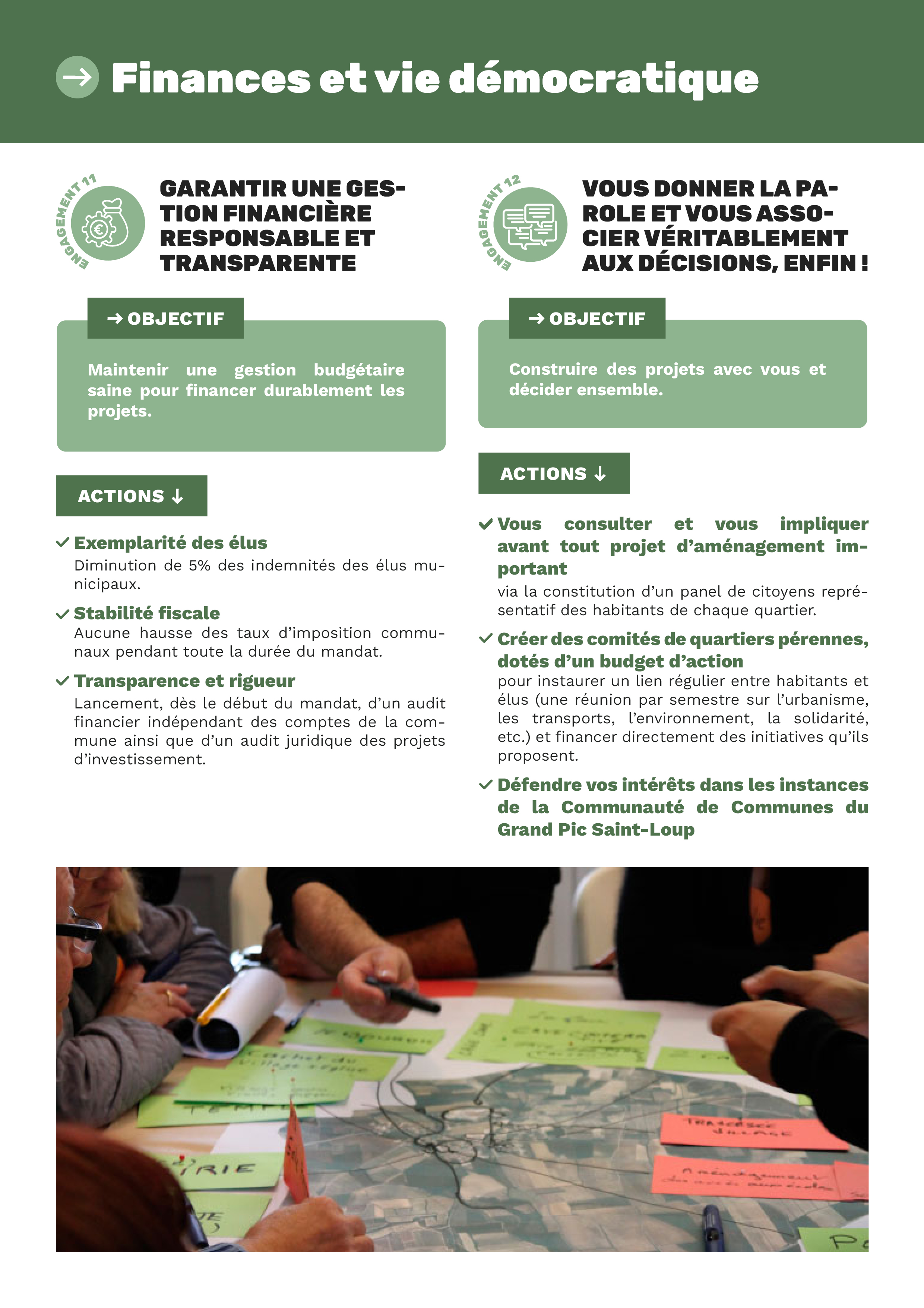 Finances et vie démocratique