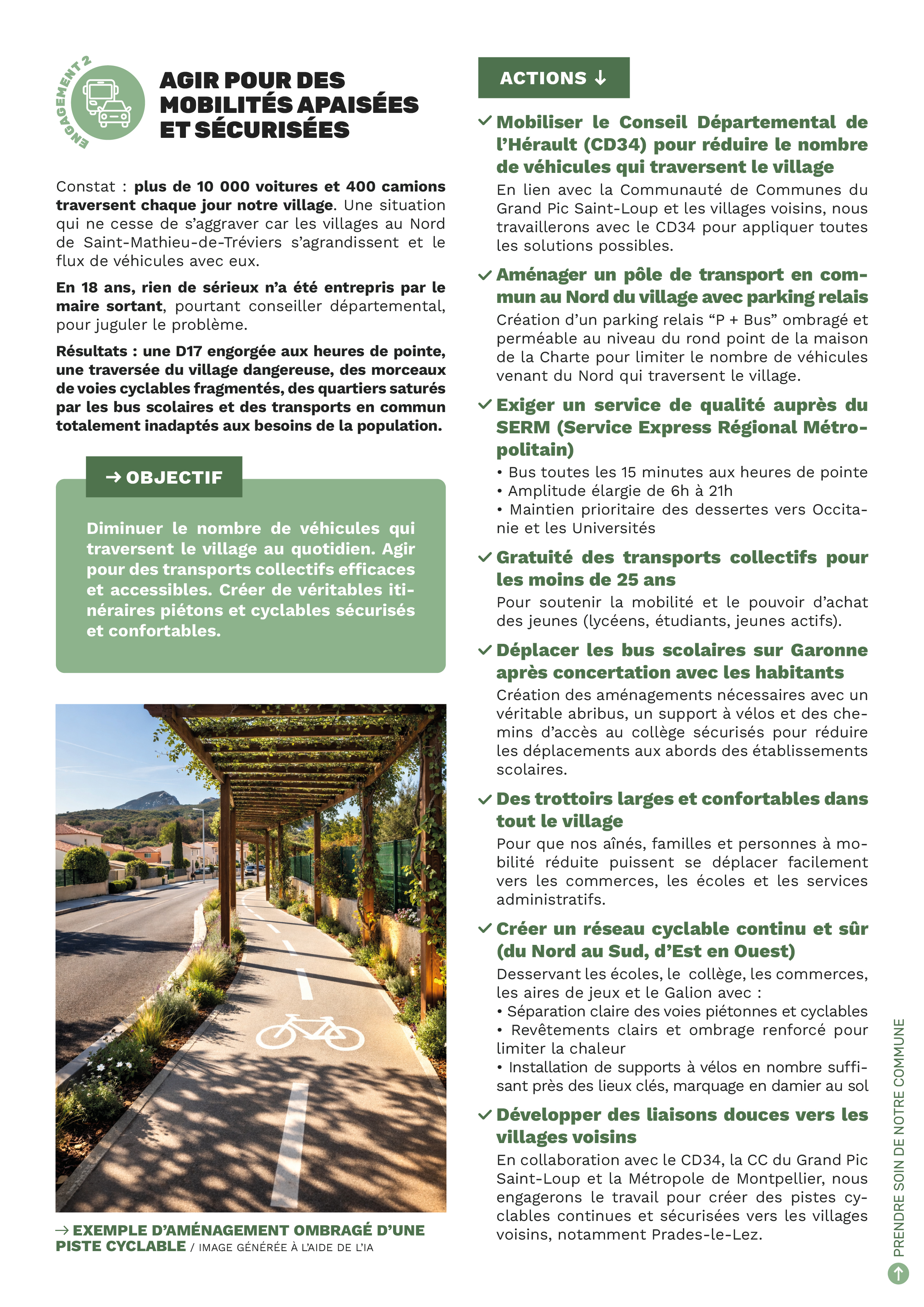 Prendre soin de notre commune