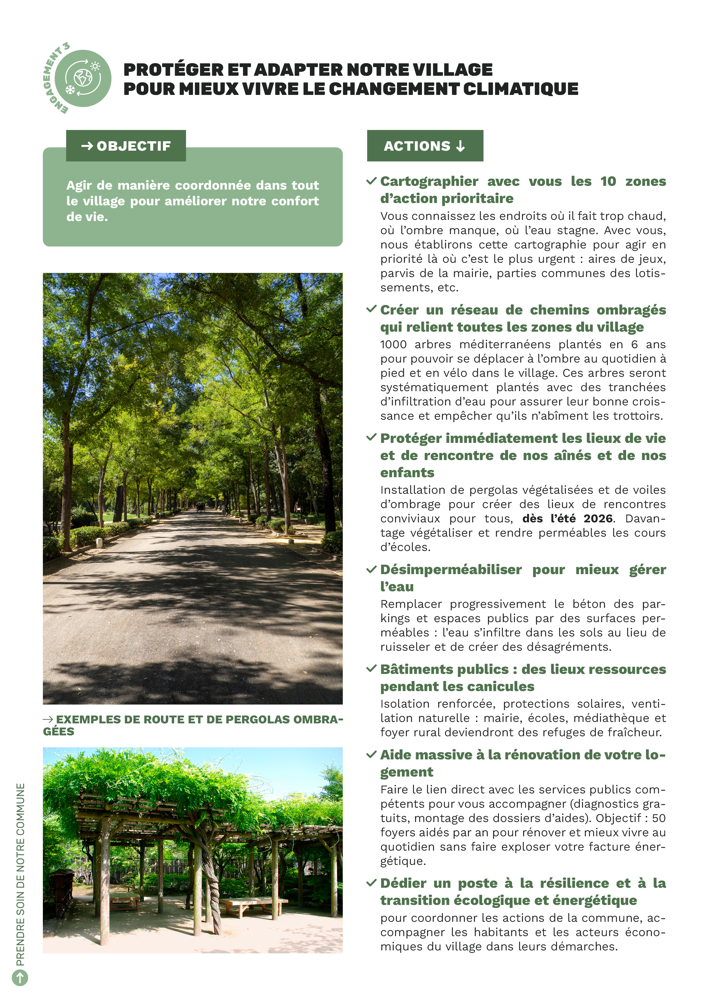 Prendre soin de notre commune
