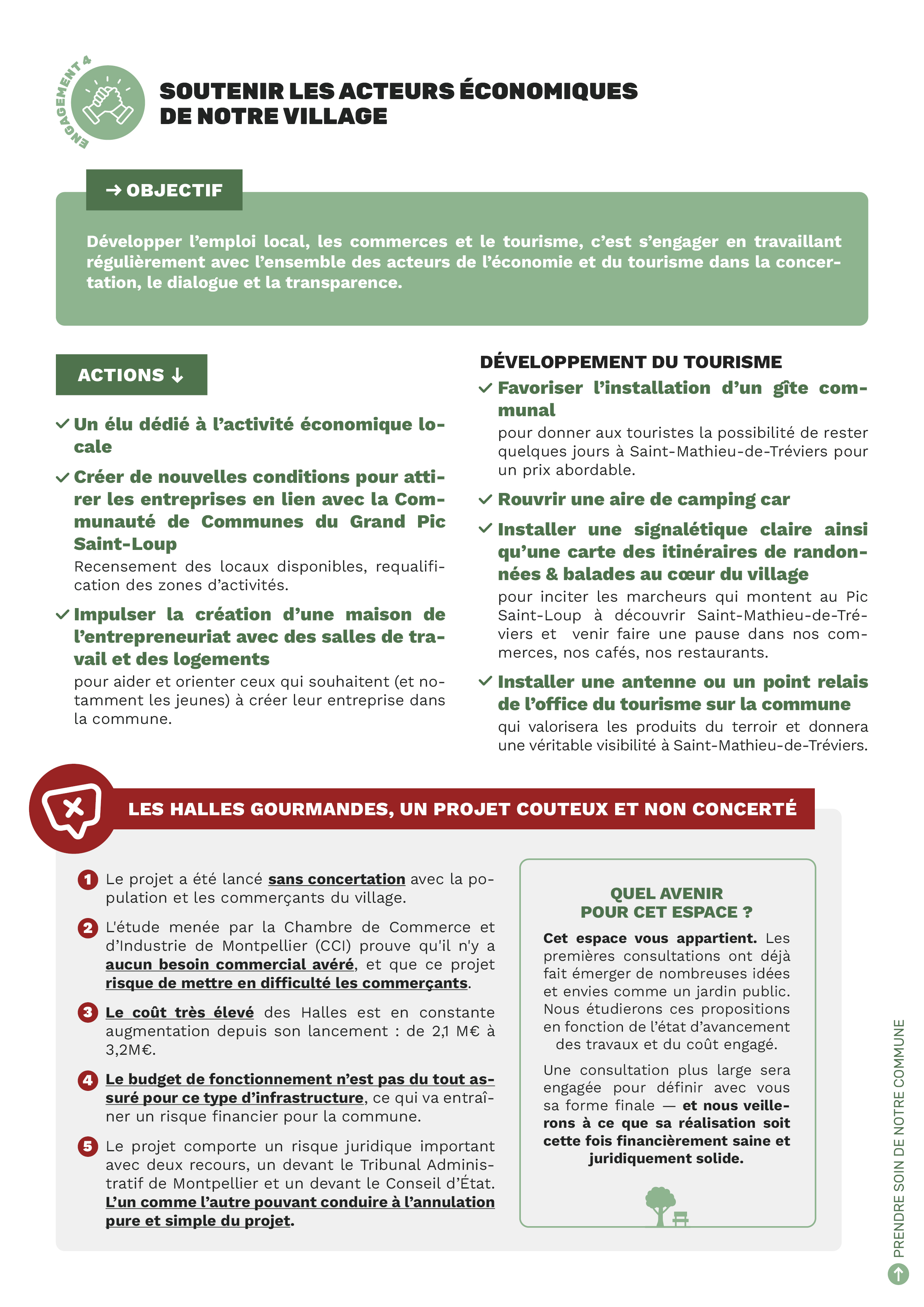 Prendre soin de notre commune